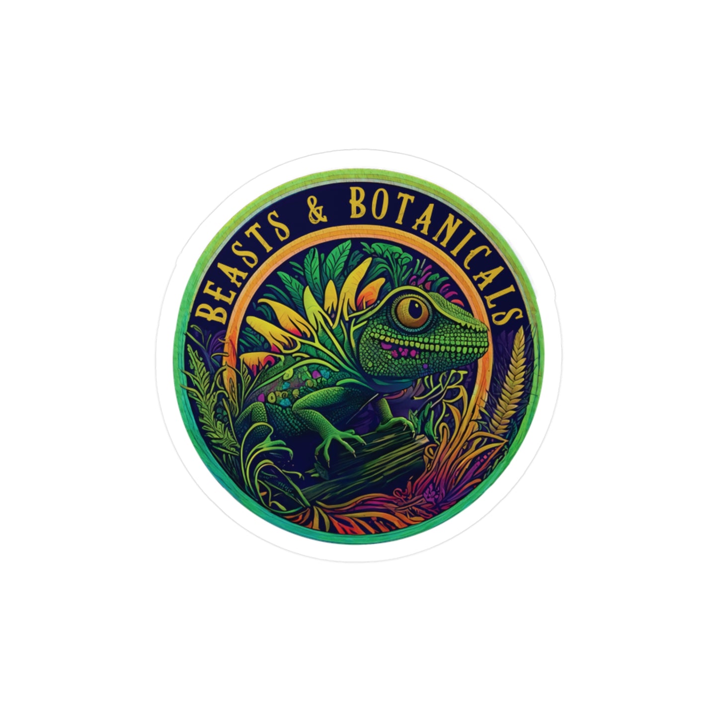 Beasts & Botanicals Vinyl Logo Sticker