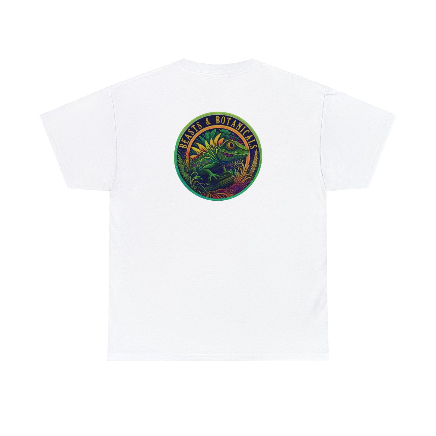 Beasts & Botanicals Front and Back Logo Heavy Cotton T-Shirt