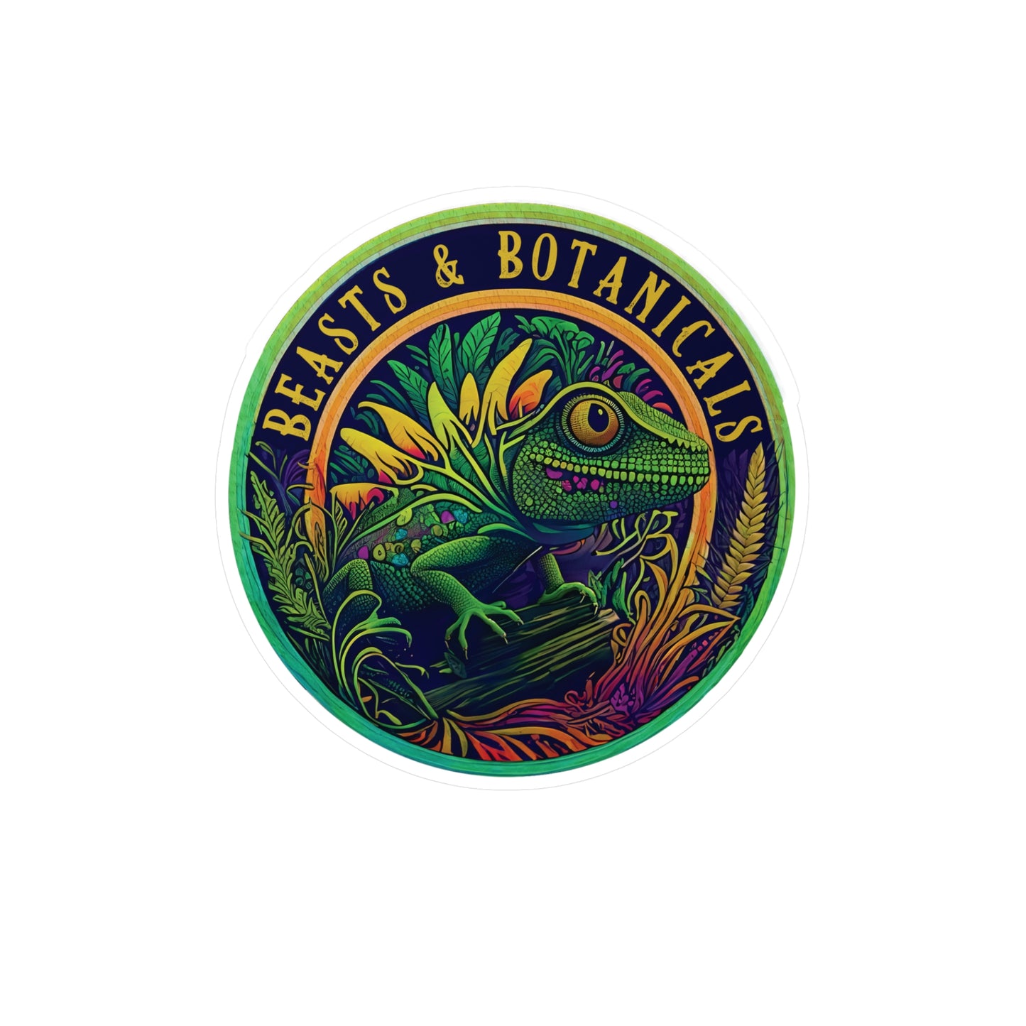 Beasts & Botanicals Vinyl Logo Sticker
